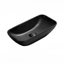 Фото 21564685 товару Умивальник накладний Mexen Klara  46 x 23см, чорний мат.