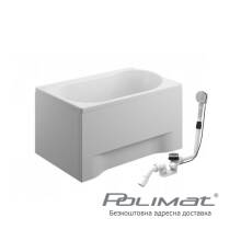 Фото 00059-12 товару Ванна Polimat MINI, 100x65см