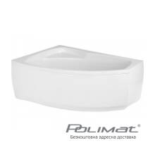 Панель на кутову ванну Polimat Frida 150x100см, ліва 00361 Фото 00361 товару Панель на кутову ванну Polimat Frida 150x100см, ліва 00361