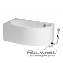 Фото 00421-1 товару Ванна Polimat MIKI 145x85см, левая 