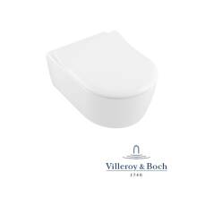 Підвісний унітаз Villeroy&Boch Avento Rimless з кришкою SoftClosing, білий Фото 5656rs01 товару Підвісний унітаз Villeroy&Boch Avento Rimless з кришкою SoftClosing, білий