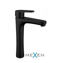 Фото 72510-70 товару Змішувач для умивальника MEXEN KAMA, високий, чорний