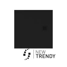 Фото mori товару Душовий піддон MORI New Trendy 90x90x3,5см, чорний