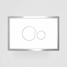 Фото 7f5a67c170b54b4f2c3e2eccd839710ef17ca145 товару Кнопка зливу Sanit SK706, альпійський білий