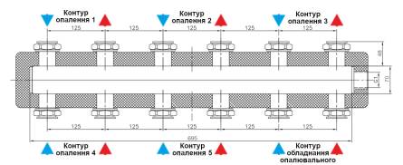 Коллектор C 60 3/5F - DN 25 схема (606222)