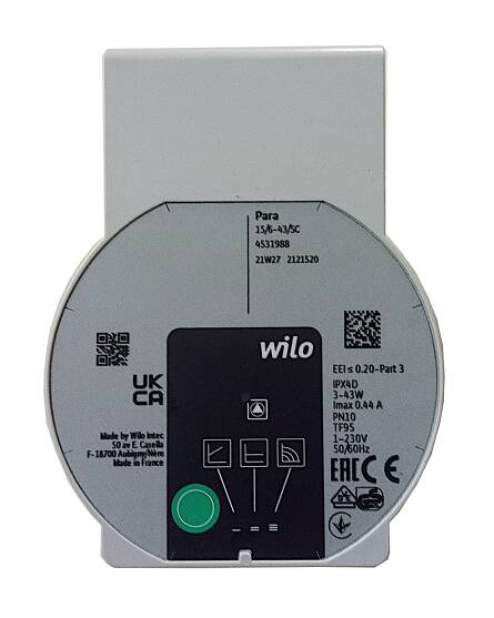 Насос WILO Yonas Para 15\6 130 вигляд фронтальний