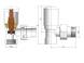 Комплект угловых кранов MERA THERM (VAR270W SWING1) для полотенцесушителя Комплект угловых кранов MERA THERM (VAR270W SWING1) для полотенцесушителя