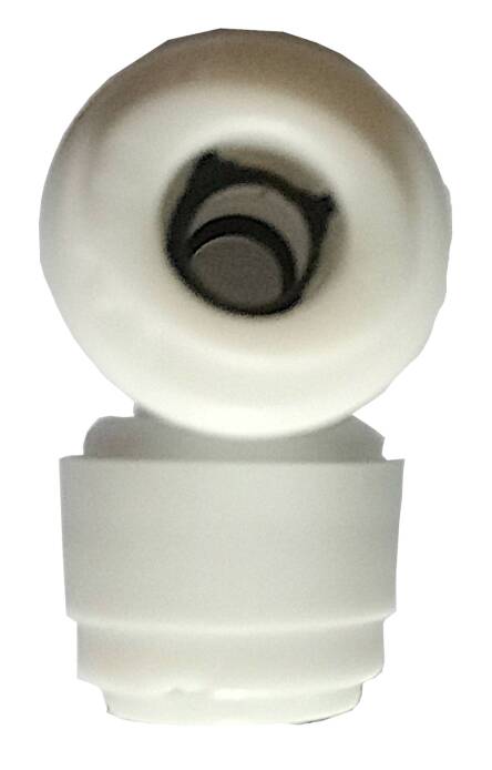 Трійник 1/4T x 1/4T x 1/4T TOPFILTER (QYW14) вигляд згори