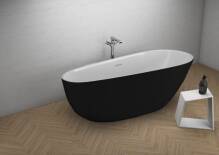 Фото shila-black1 товару Ванна вільностояча  Polimat  SHILA 170x85 см 