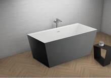 Фото lea-12-600x425 товару Акрилова ванна LEA графітова, 170 x 80 см