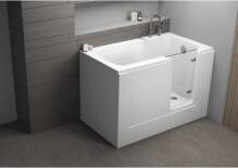 Фото pere-01-600x425 товару Акрилова ванна з дверцятами PERE біла, 135 x 75 см