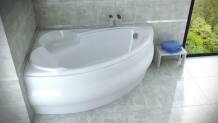 Ванна Besco Finezja Nova 140 x 95 см L\P + ноги Фото 1298 товару Ванна Besco Finezja Nova 140 x 95 см L\P + ноги